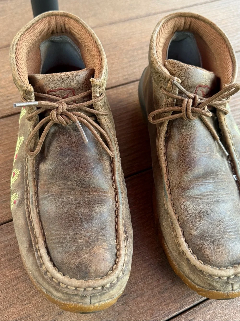 TWISTED X WOMEN'S CACTUS CHUKKA CASUAL BOOTS 9.5